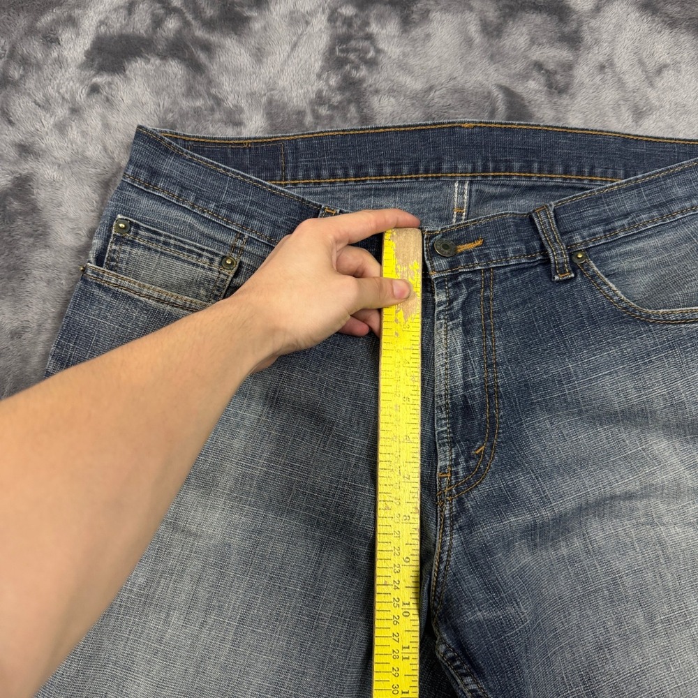 Levi's 531 Athletic Slim Fit Jeans Mens 36x34 Blue Medium Wash Denim - Picture 4 of 7